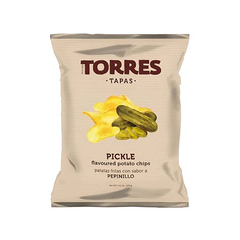 Torres Premium Potato chips from Spain .